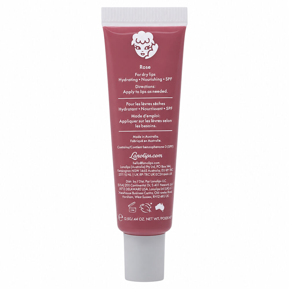 Lanolips Tinted Lip Balm SPF 30 Rose 12.5g Hydrating Lip Care