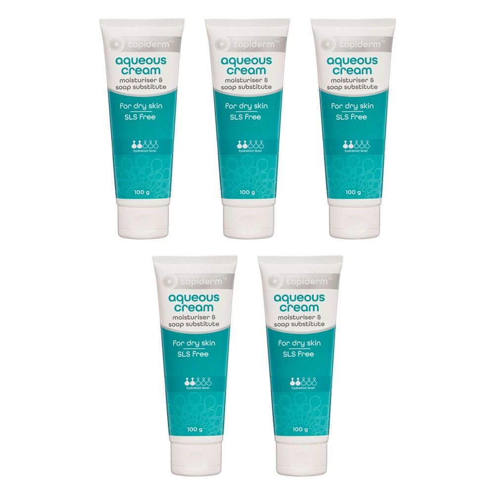 Topiderm Aqueous Cream 100g Pack of 5