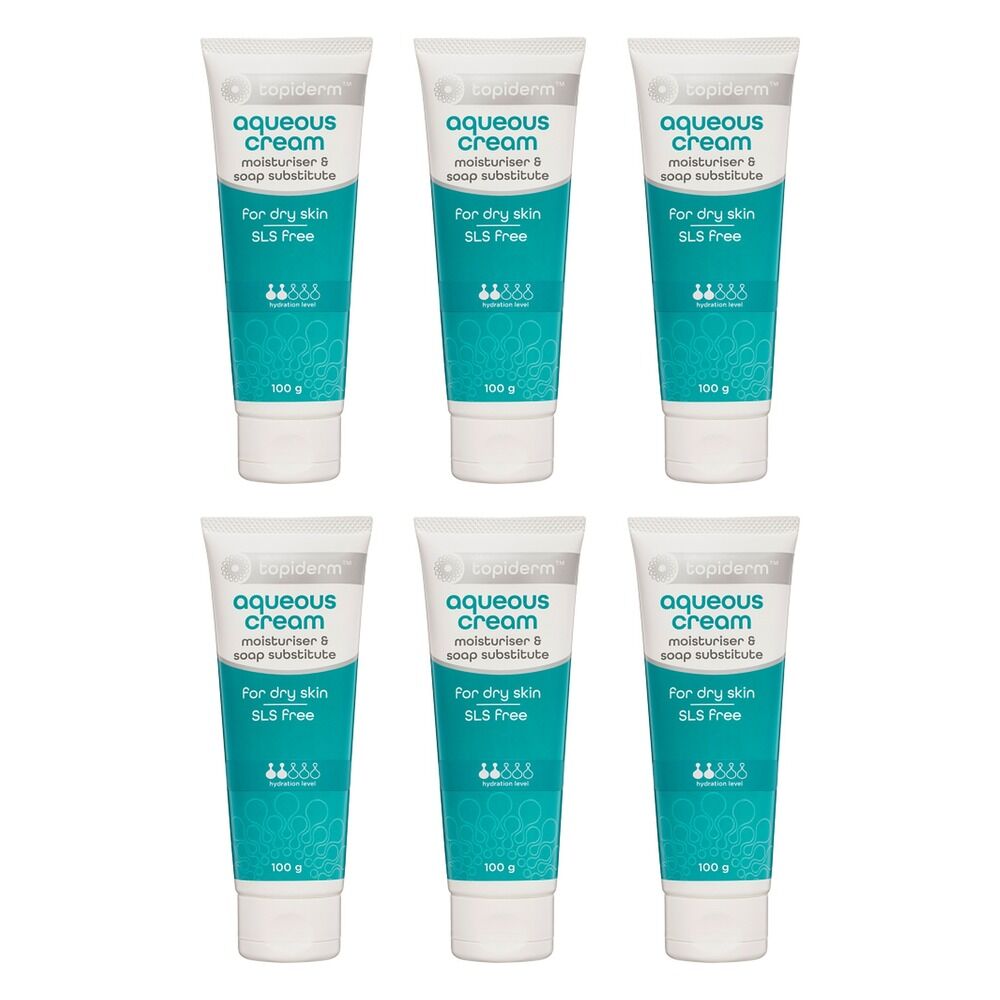 Topiderm Aqueous Cream 100g Pack of 6