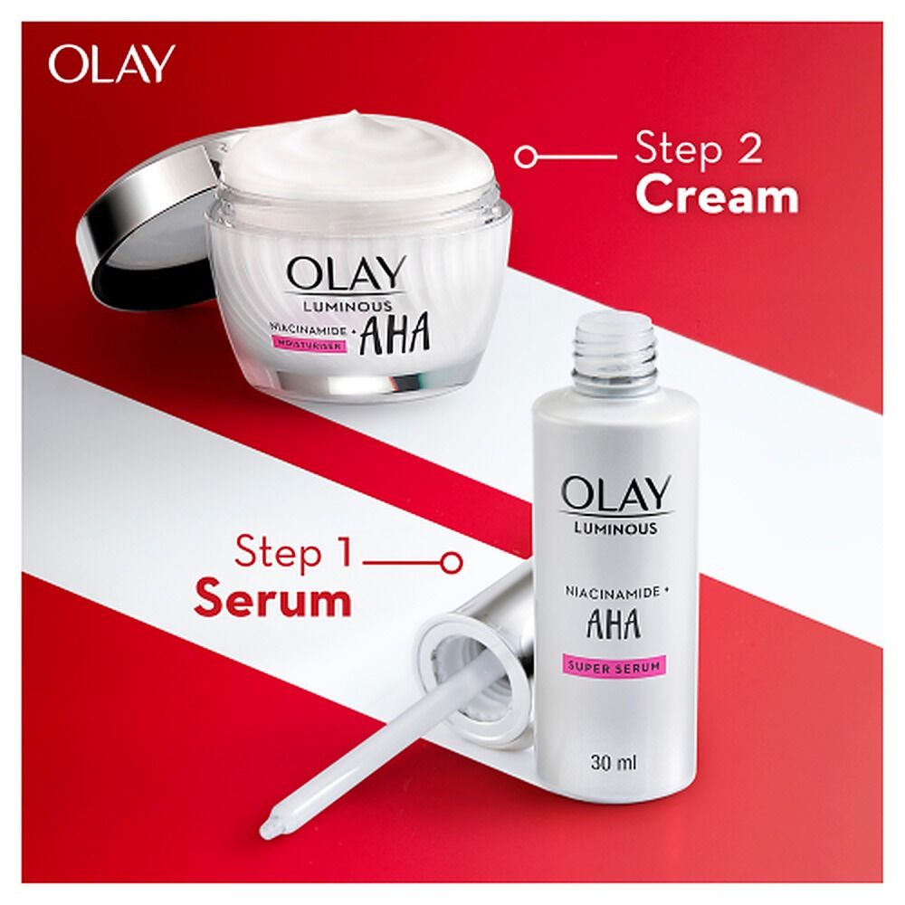 Olay Luminous Niacinamide + AHA Face Cream 50g
