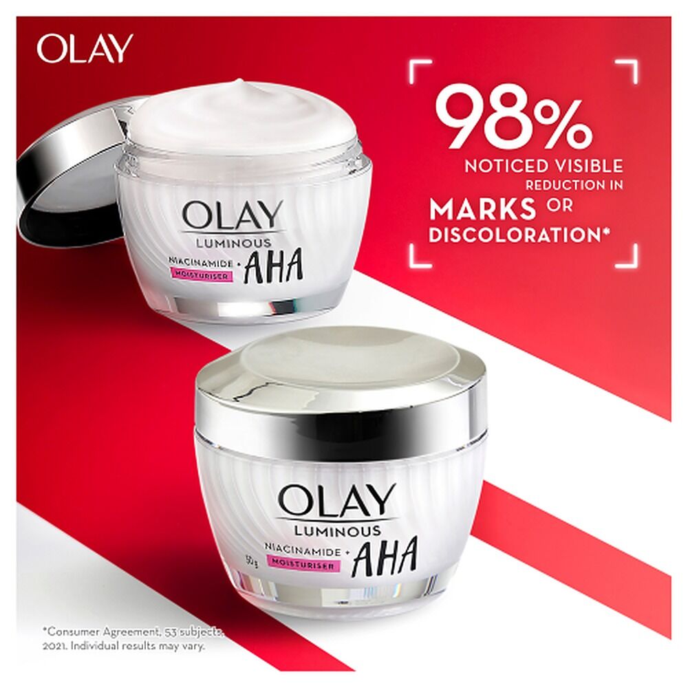 Olay Luminous Niacinamide + AHA Face Cream 50g