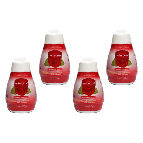 Naturoma Air Freshener Solid Gel Romantic Rose 220g Pack of 4