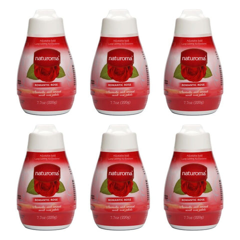 Naturoma Air Freshener Solid Gel Romantic Rose 220g Pack of 6
