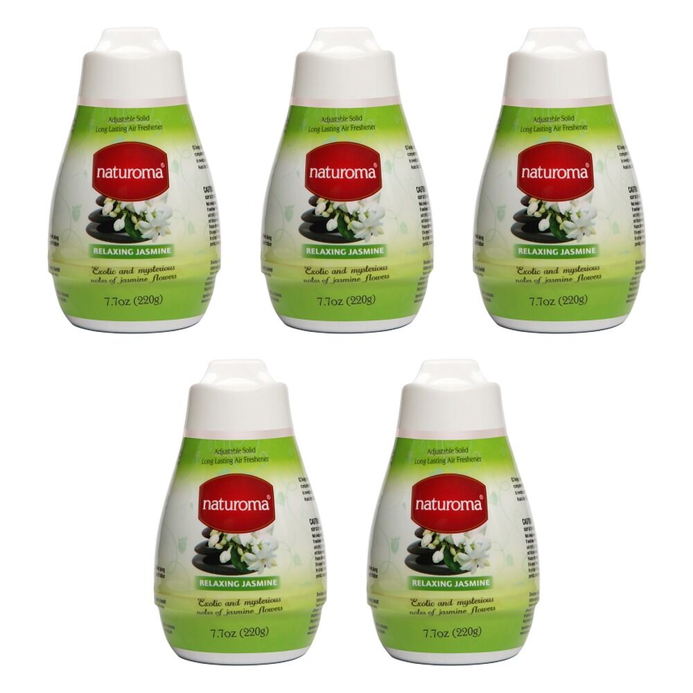 Naturoma Air Freshener Solid Gel Relaxing Jasmine 220g Pack of 5