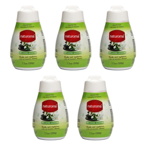 Naturoma Air Freshener Solid Gel Relaxing Jasmine 220g Pack of 5