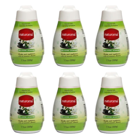 Naturoma Air Freshener Solid Gel Relaxing Jasmine 220g Pack of 6