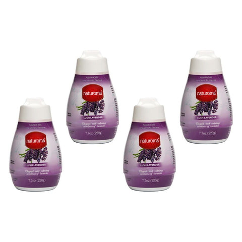 Naturoma Air Freshener Solid Gel Lush Lavender 220g Pack of 4