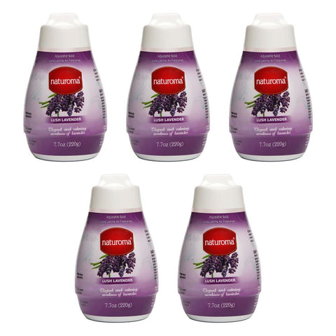 Naturoma Air Freshener Solid Gel Lush Lavender 220g Pack of 5