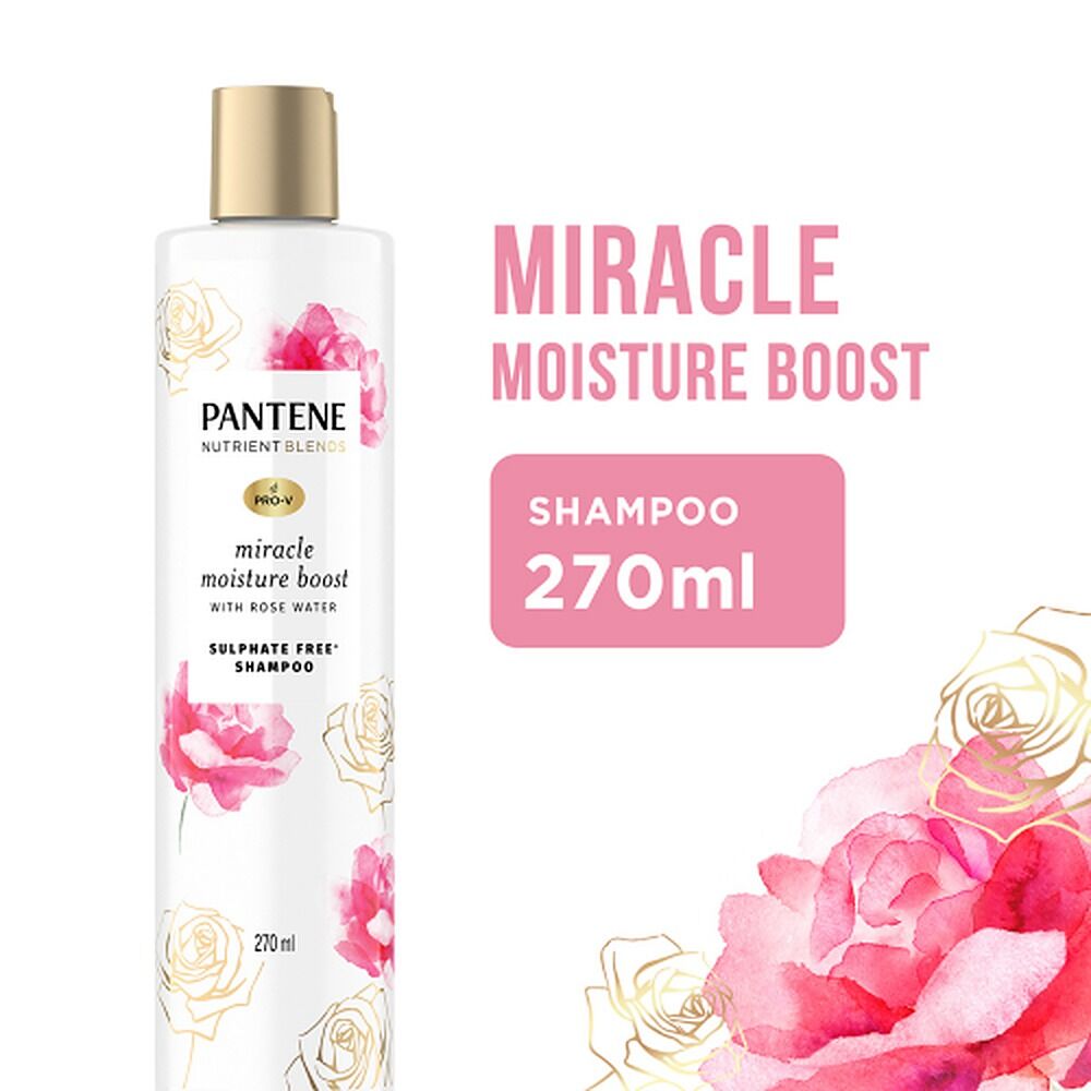 Pantene Pro-V Nutrient Blends Miracle Moisture Boost Shampoo 270mL