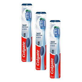 Colgate 3600 Whole Mouth Clean Toothbrush Soft Pack of 3