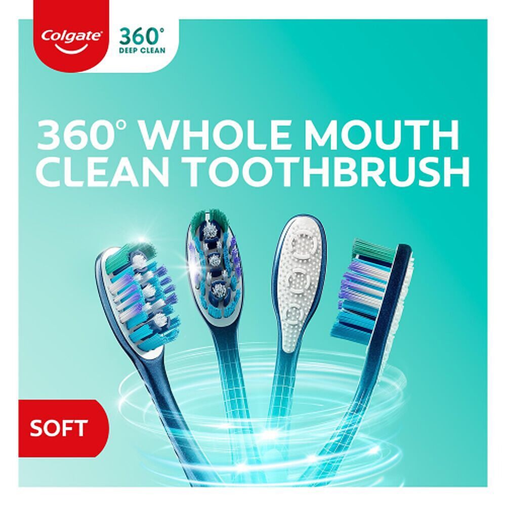 Colgate 3600 Whole Mouth Clean Toothbrush Soft