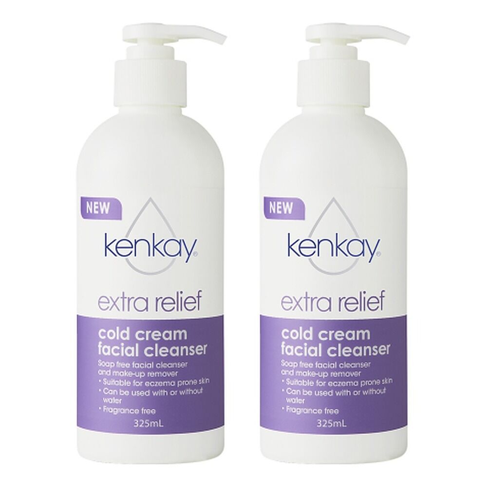Kenkay Extra Relief Facial Cleanser 325mL Pack of 2