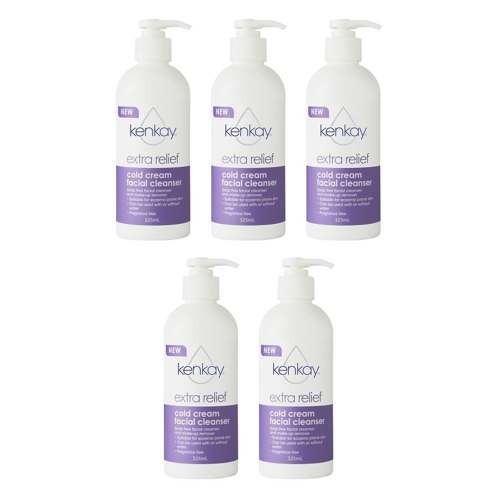 Kenkay Extra Relief Facial Cleanser 325mL Pack of 5