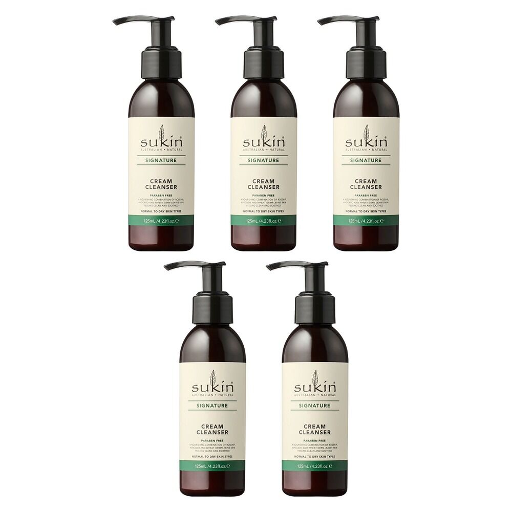 Sukin Cream Cleanser 125mL Pack of 5
