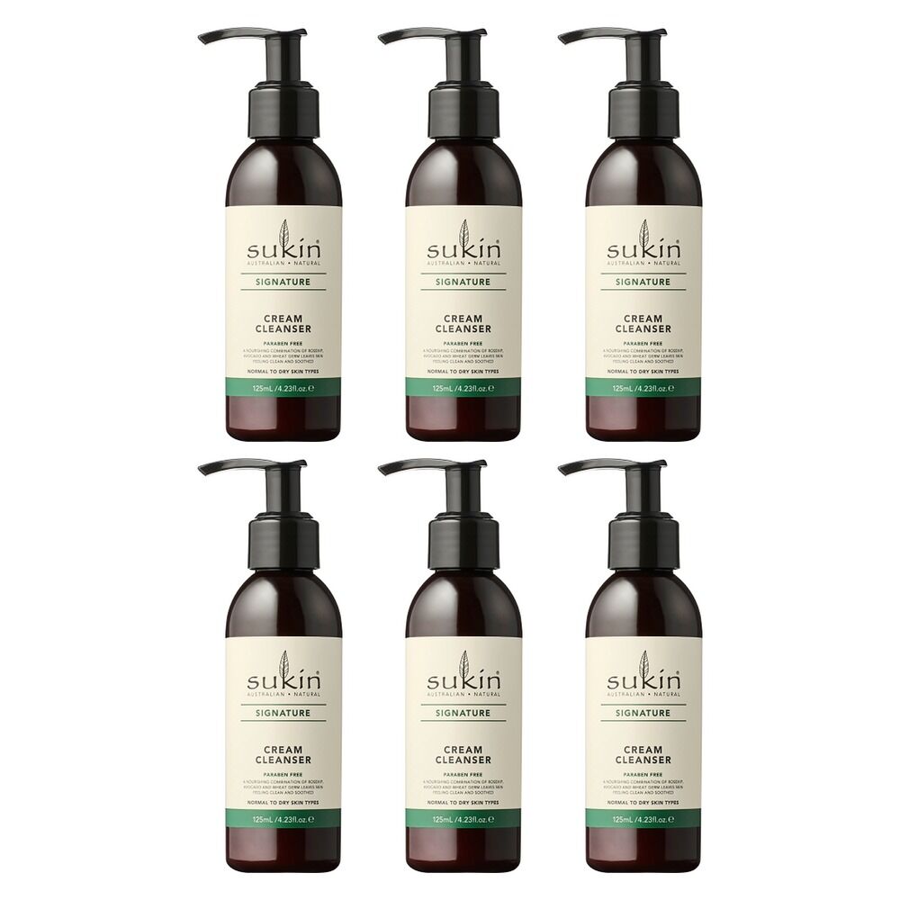 Sukin Cream Cleanser 125mL Pack of 6