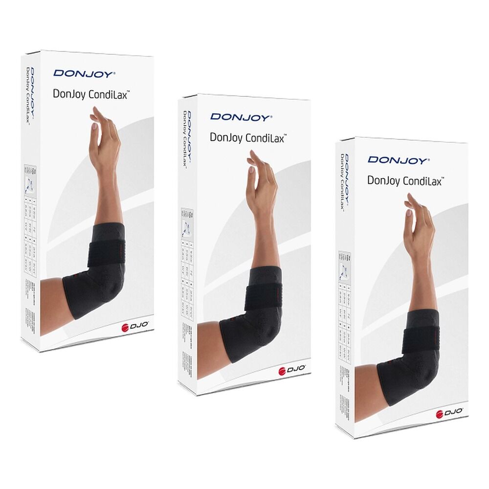 Donjoy Condilax Elastic Elbow Support Medium Pack of 3