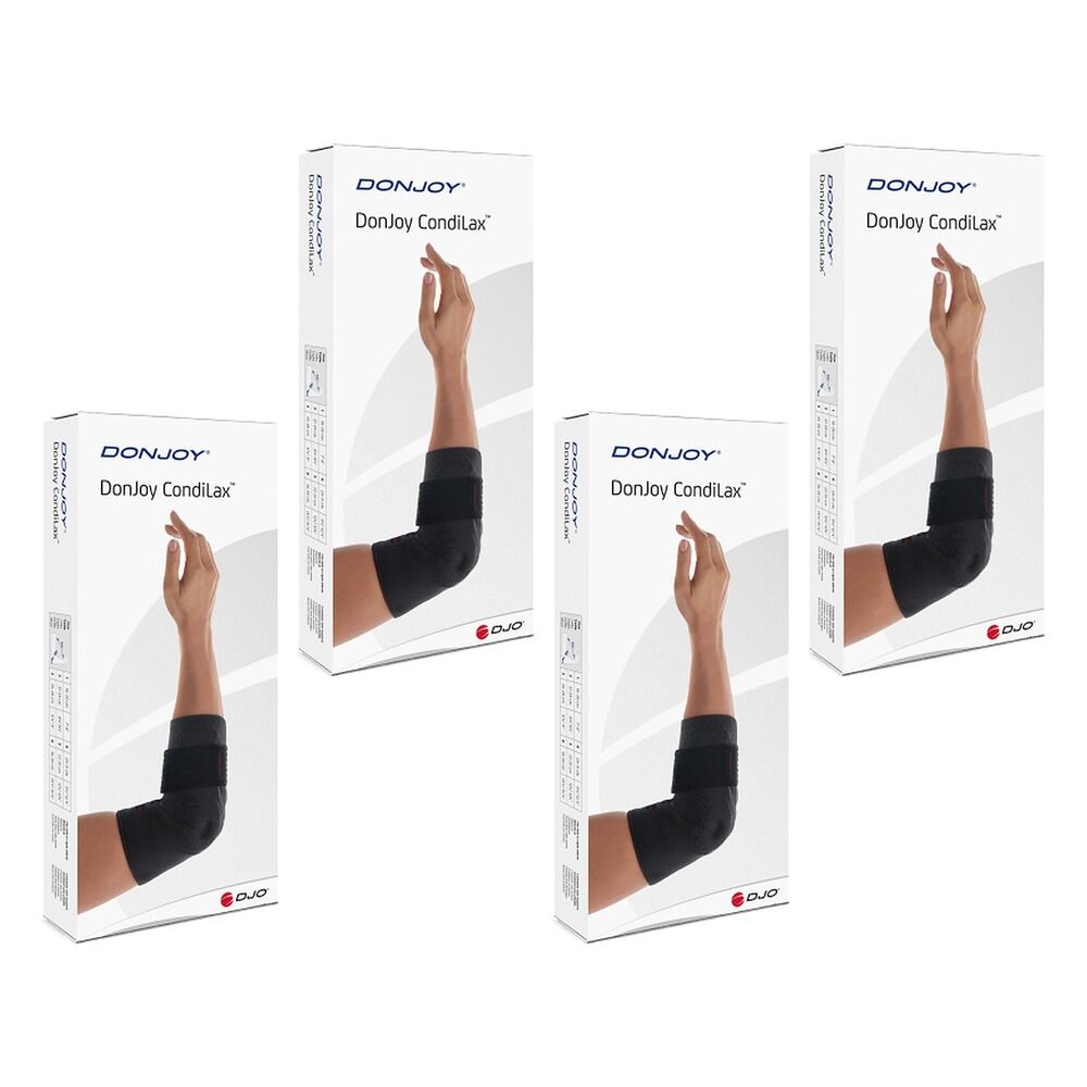Donjoy Condilax Elastic Elbow Support Medium Pack of 4