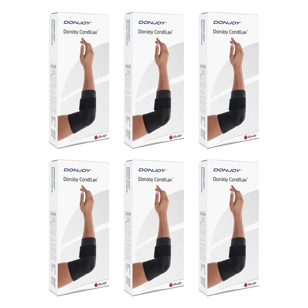 Donjoy Condilax Elastic Elbow Support Medium Pack of 6