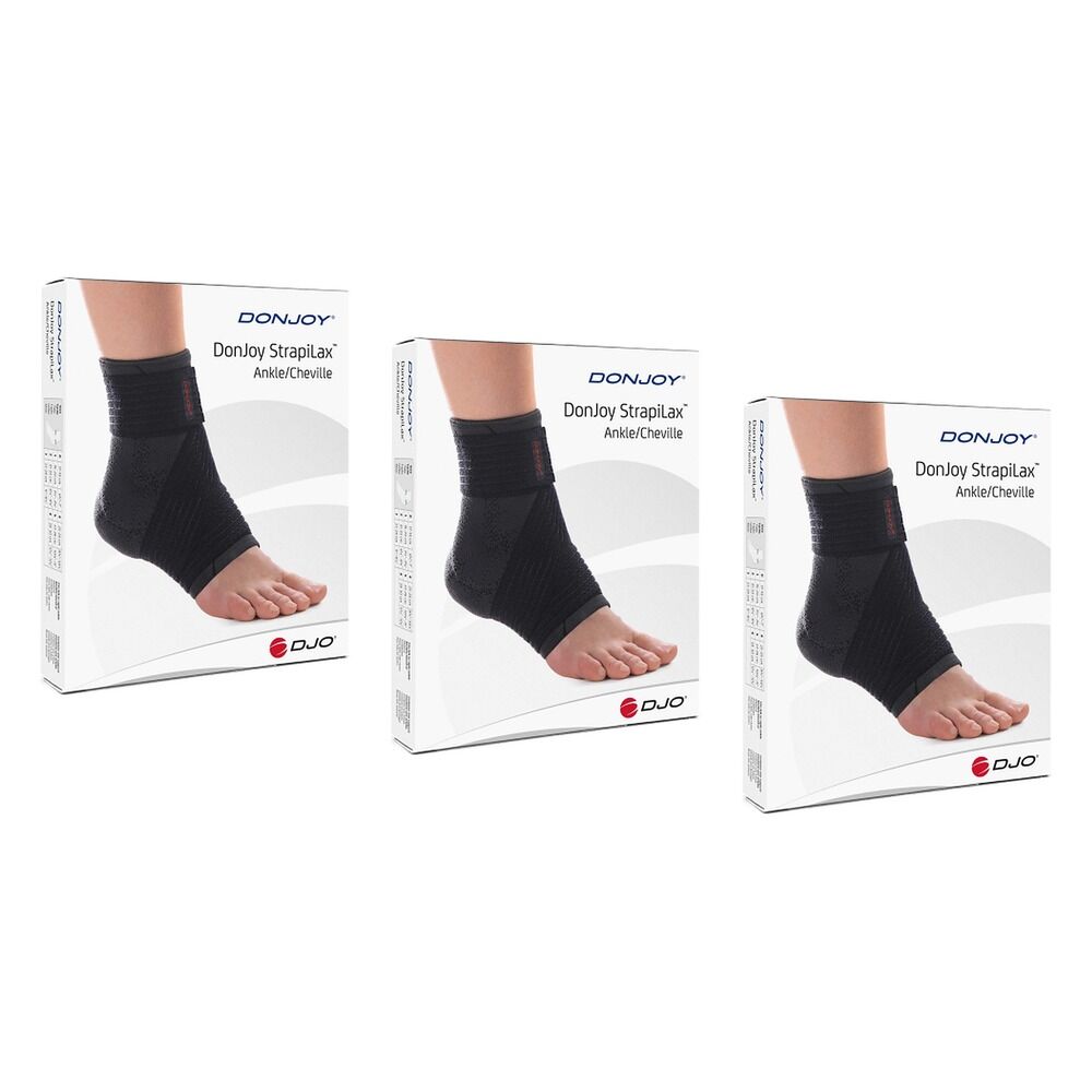 Donjoy Strapilax Ankle Support Medium Pack of 3
