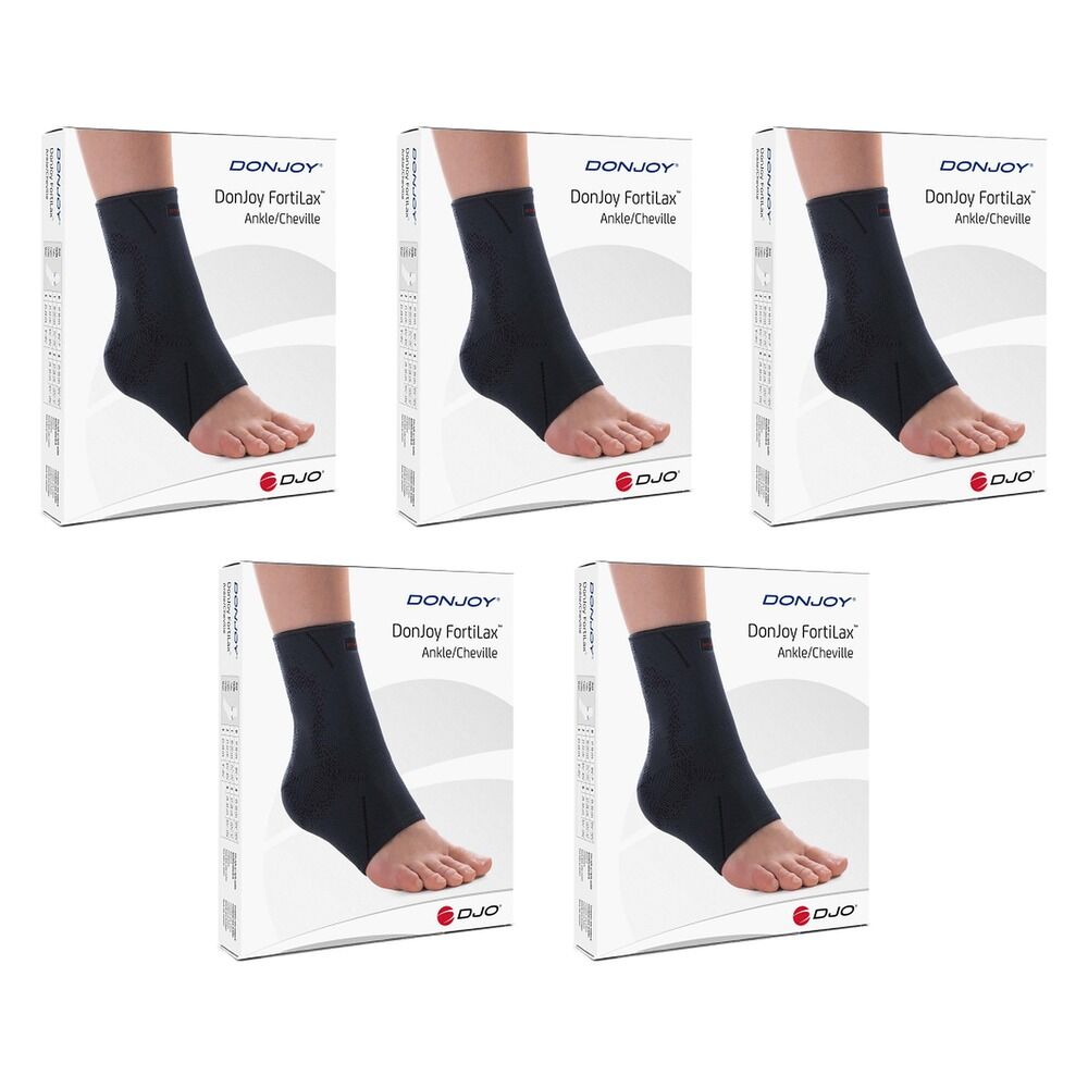 Donjoy Fortilax Elastic Ankle Support Medium Pack of 5