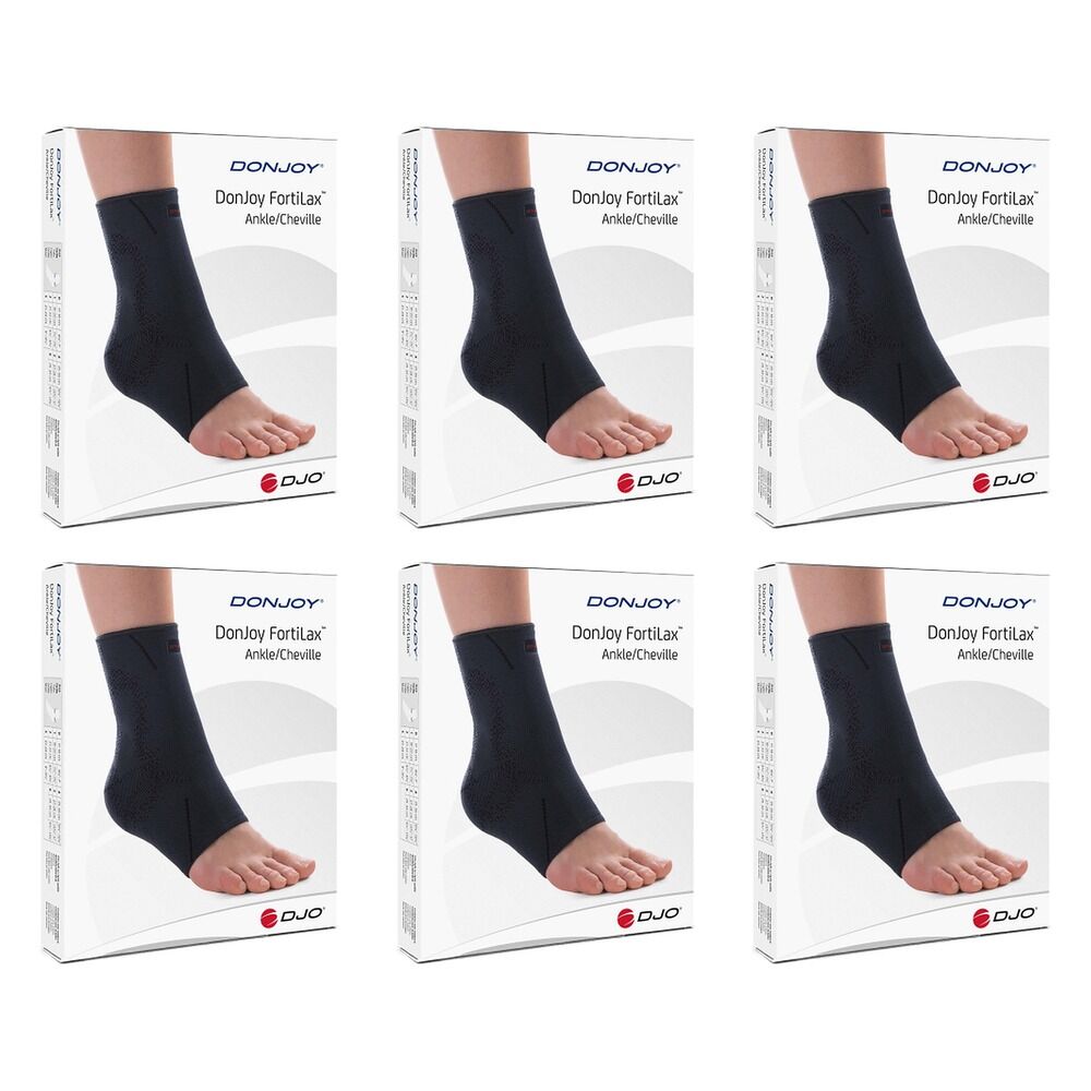 Donjoy Fortilax Elastic Ankle Support Large Pack of 6