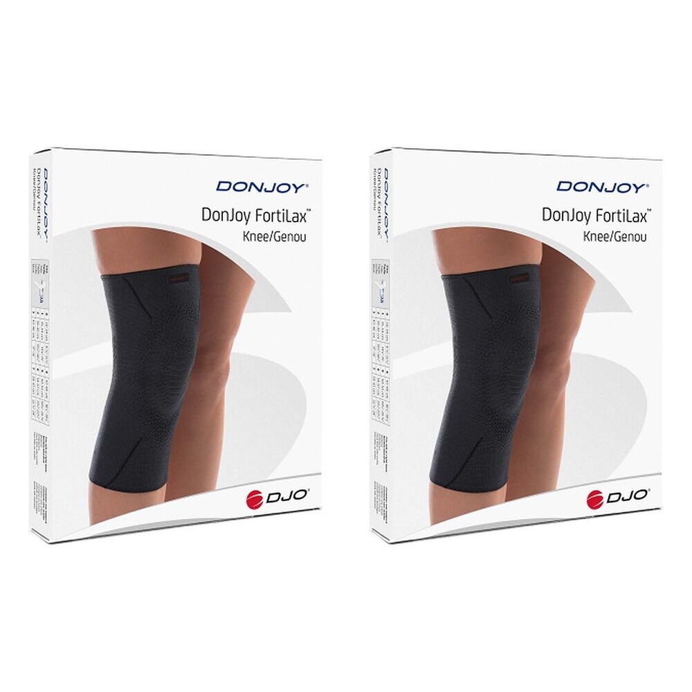 Donjoy Fortilax Elastic Knee Support Medium Pack of 2