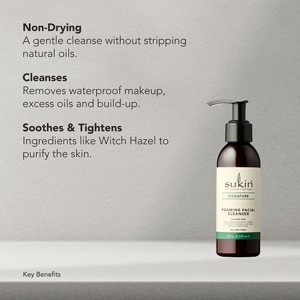 Sukin Foaming Facial Cleanser 125mL