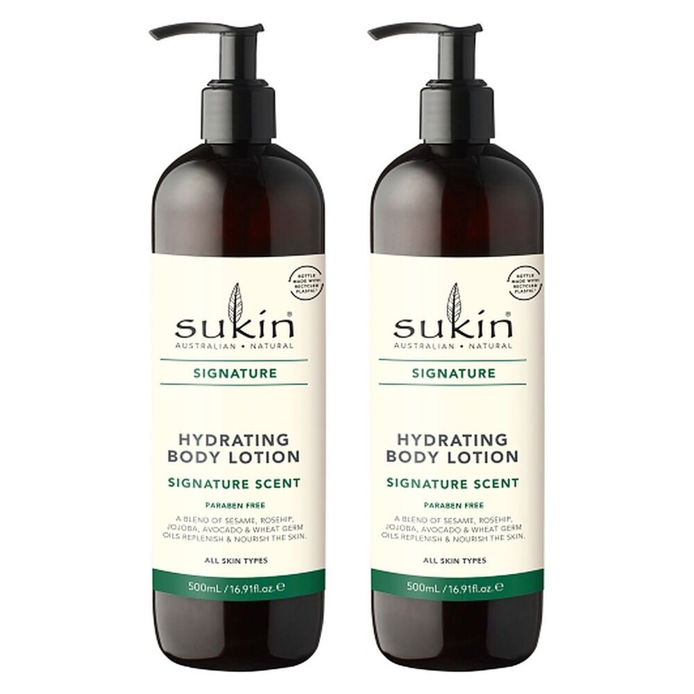 Sukin Hydrating Body Lotion 500mL Pack of 2