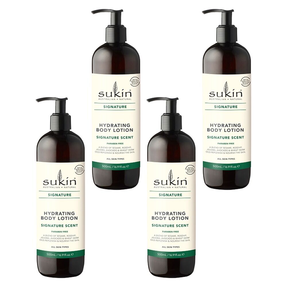 Sukin Hydrating Body Lotion 500mL Pack of 4