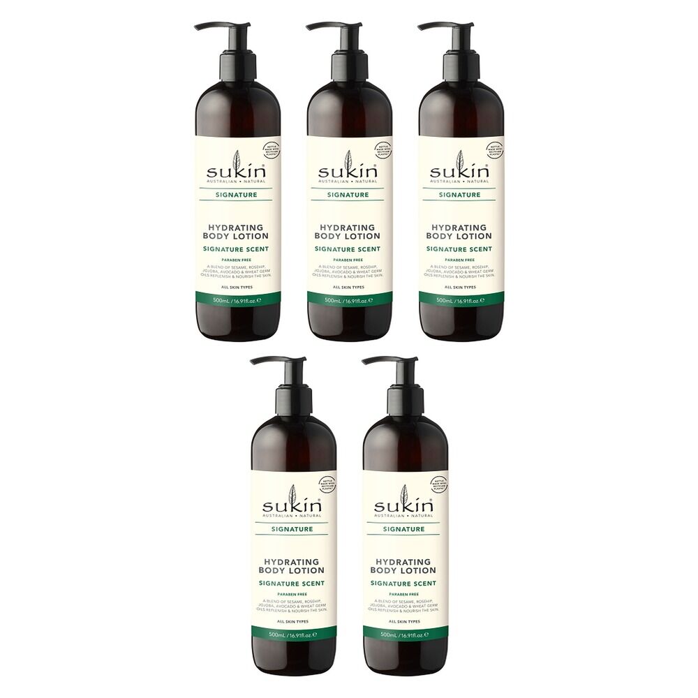 Sukin Hydrating Body Lotion 500mL Pack of 5