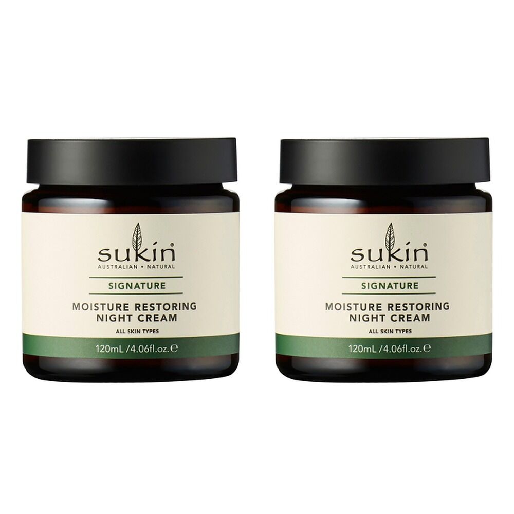 Sukin Moisture Restoring Night Cream 120mL Pack of 2
