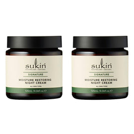 Sukin Moisture Restoring Night Cream 120mL Pack of 2