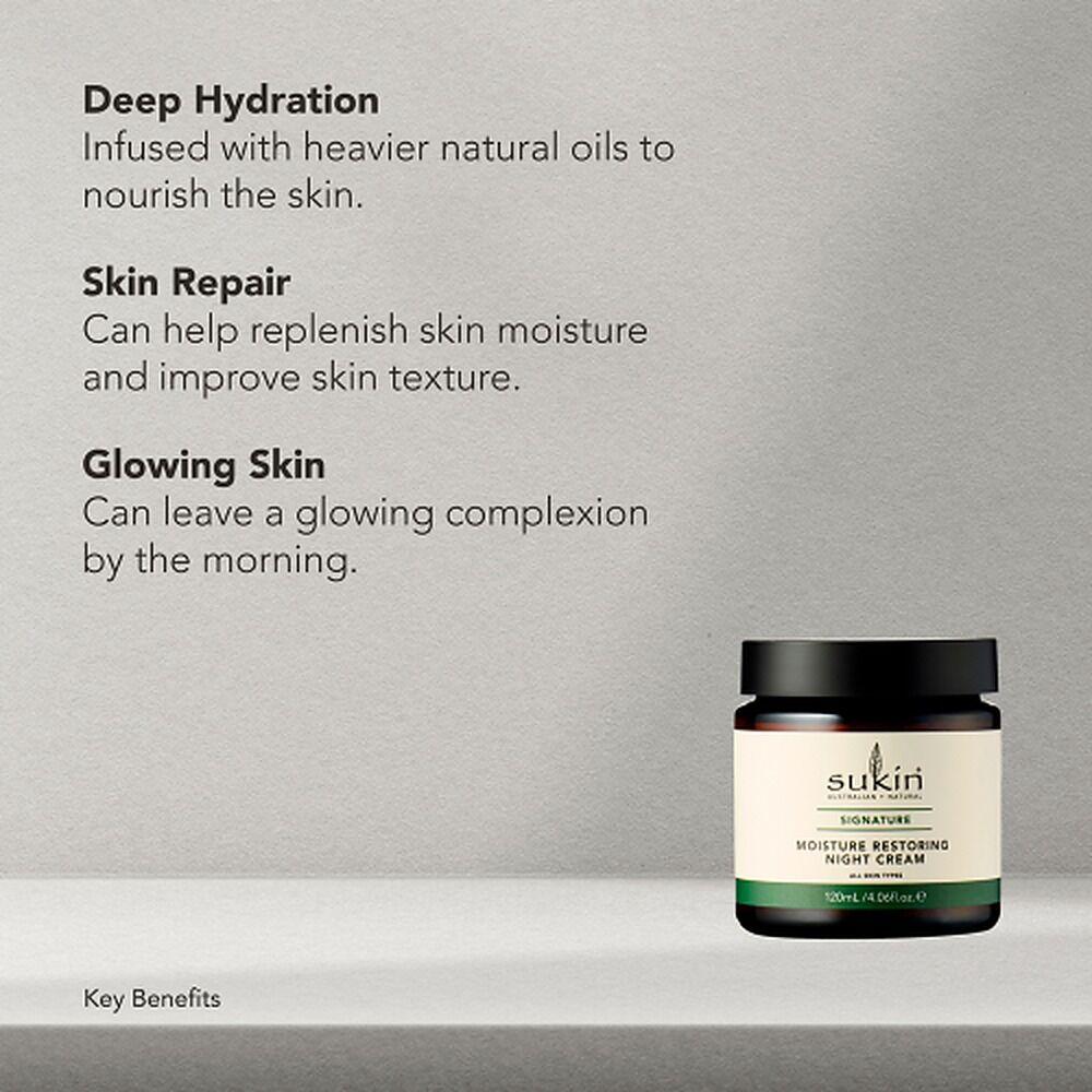 Sukin Moisture Restoring Night Cream 120mL