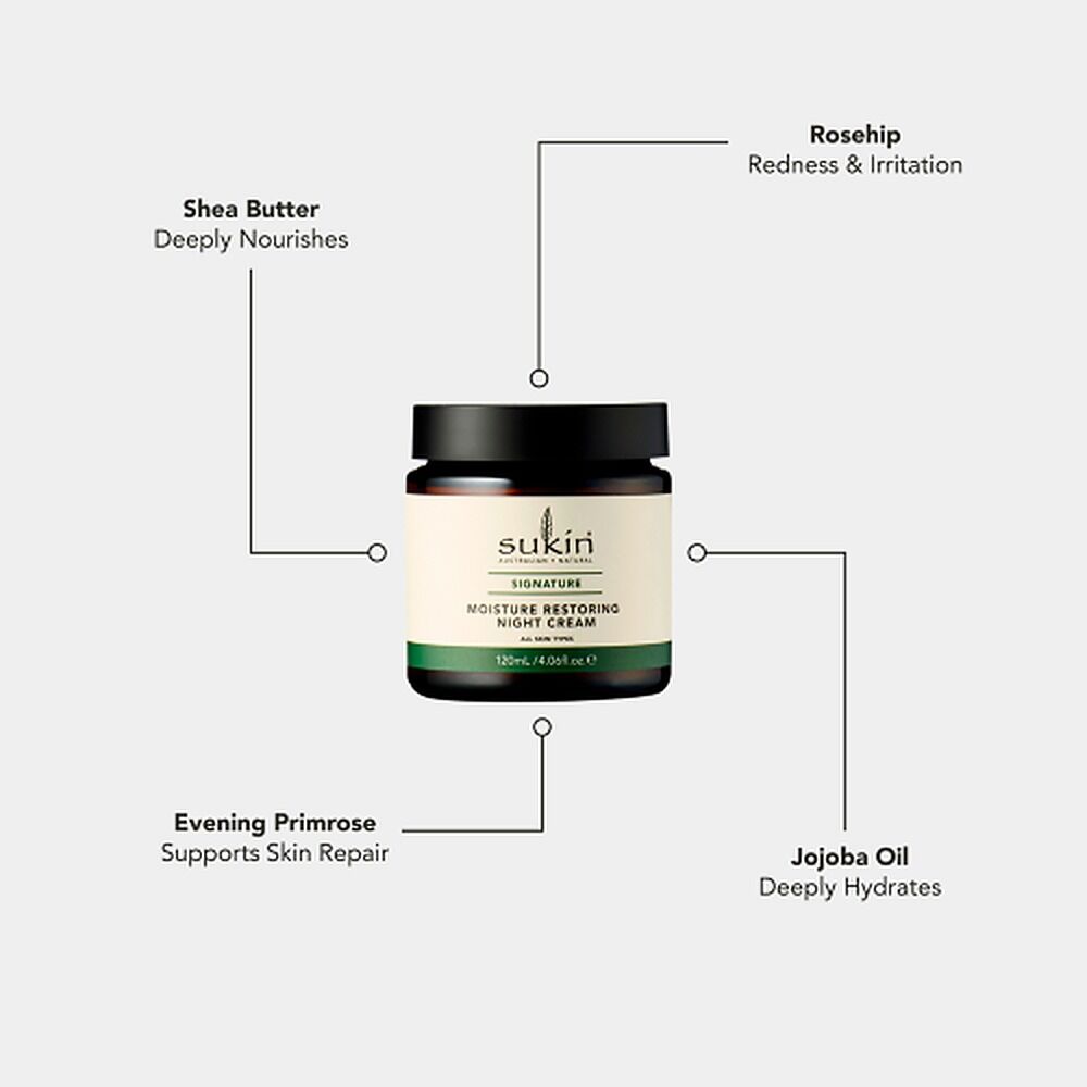Sukin Moisture Restoring Night Cream 120mL