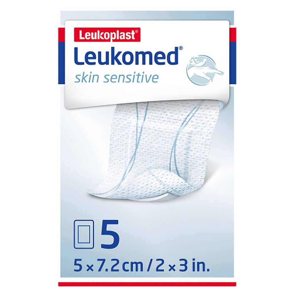 Leuko Leukomed Island Dressing Sterile Post-Op 5cm x 7.2cm 5 Pack