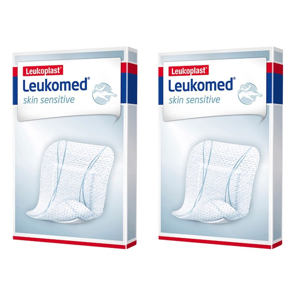 Leuko Leukomed Island Dressings Sterile Post-Op 8x10cm 5 Pack Bundle of 2