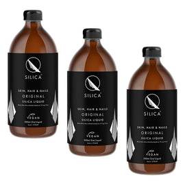 Qsilica Colloidal Silica Liquid Gel 500mL Pack of 3