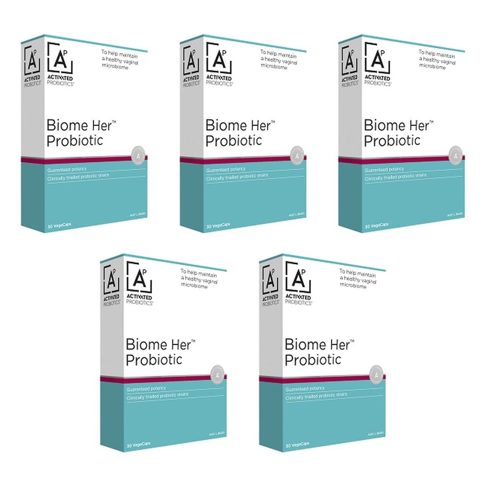 Activated Probiotics Biome Her 30 Capsules Pack of 5