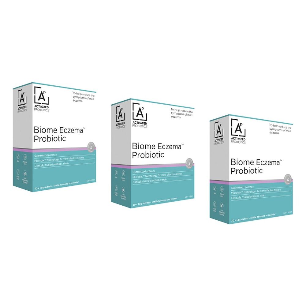 Activated Probiotics Biome Eczema 30 Sachets Pack of 3