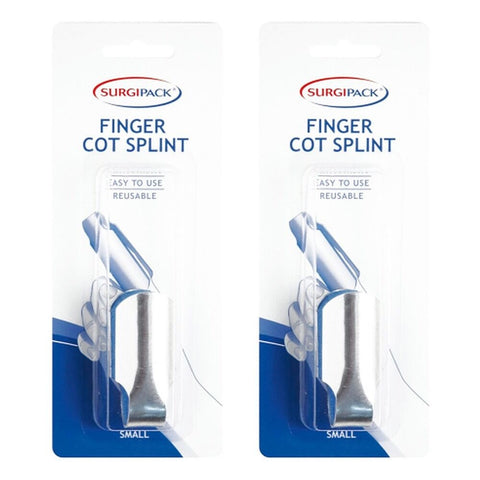 SurgiPack Finger Cot Splint Small Pack of 2