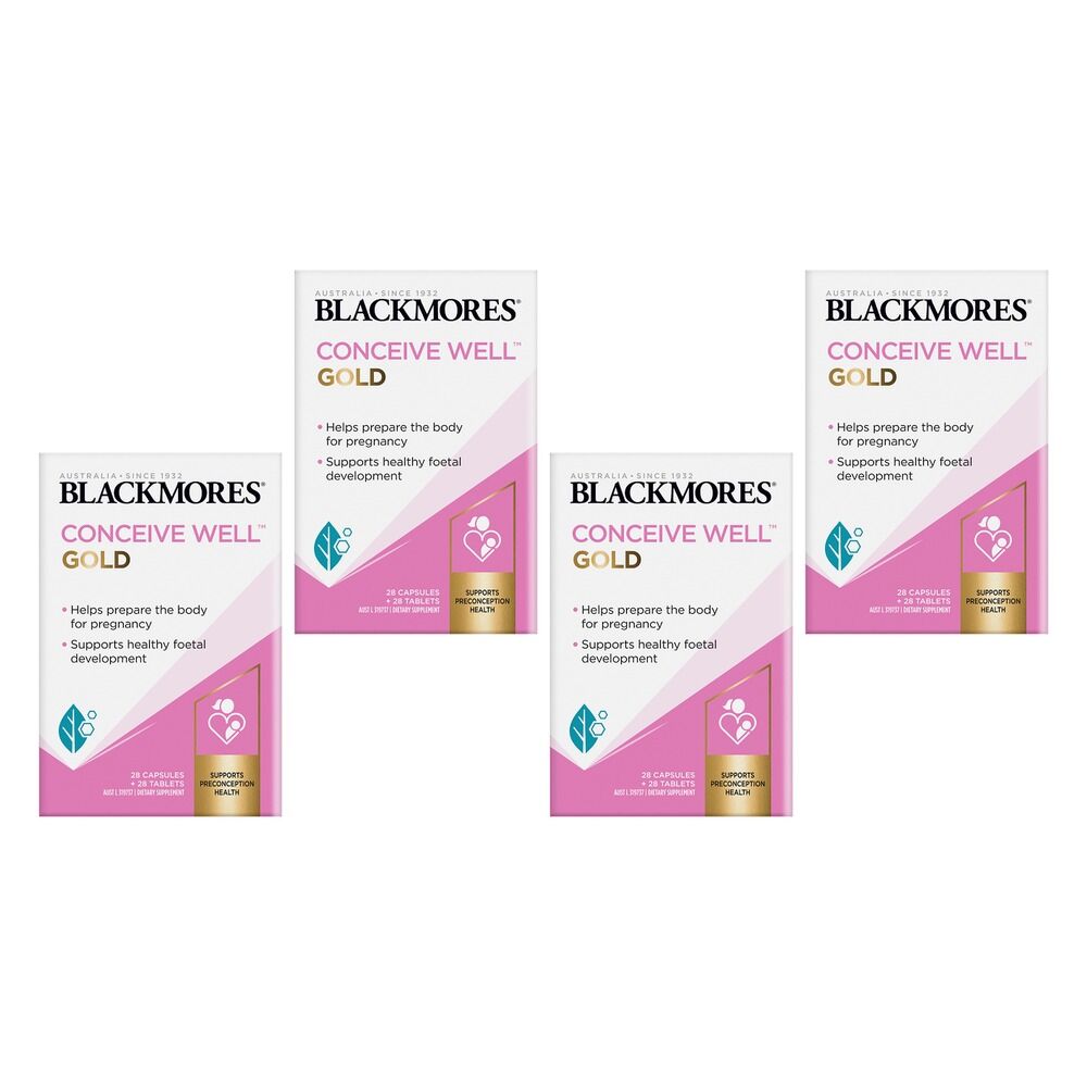 Blackmores Conceive Well Gold 56 Tablets Pack of 4