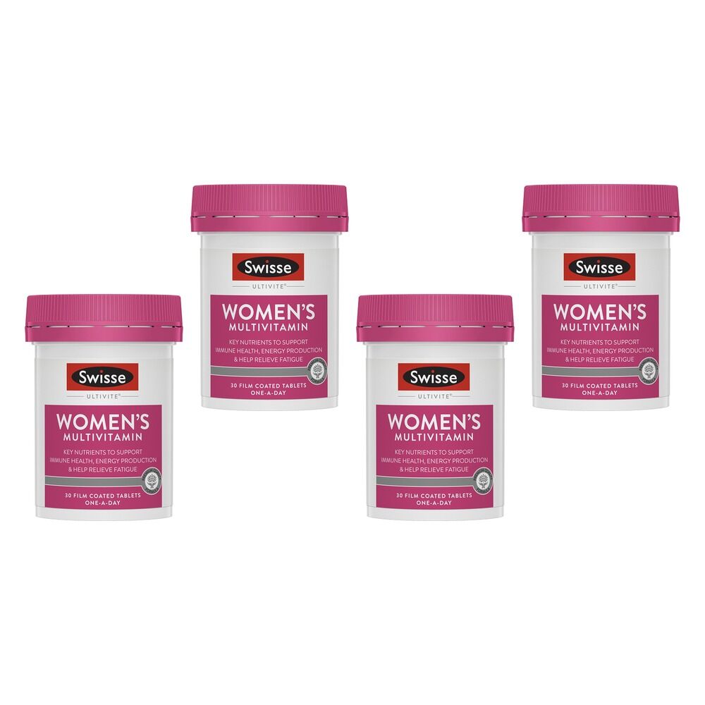 Swisse Ultivite Women's Multivitamin 30 Tablets Pack of 4