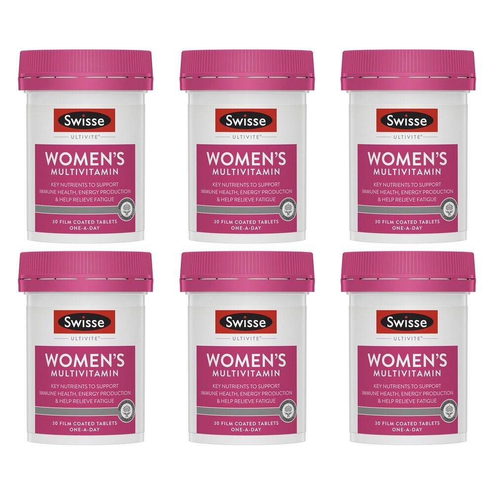 Swisse Ultivite Women's Multivitamin 30 Tablets Pack of 6
