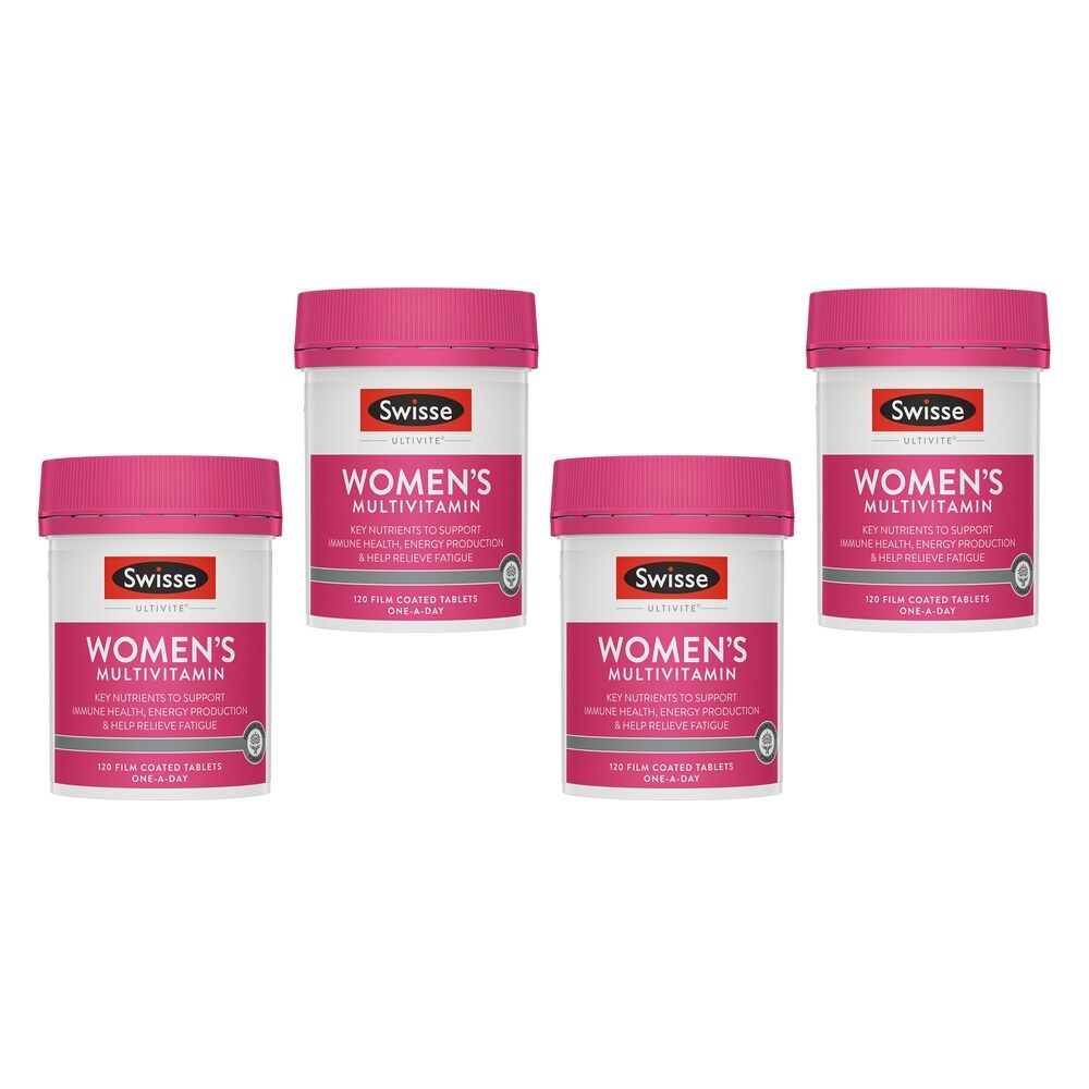 Swisse Ultivite Women's Multivitamin 120 Tablets Pack of 4