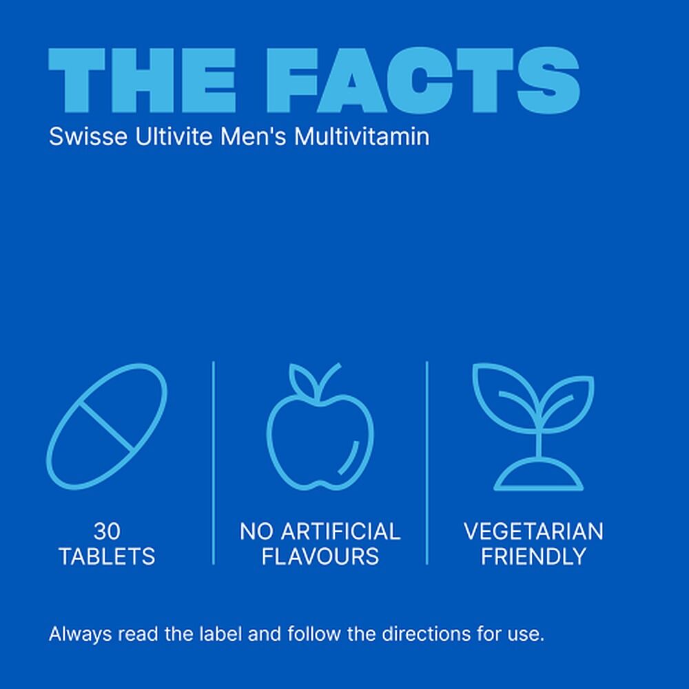 Swisse Ultivite Men's Multivitamin 30 Tablets
