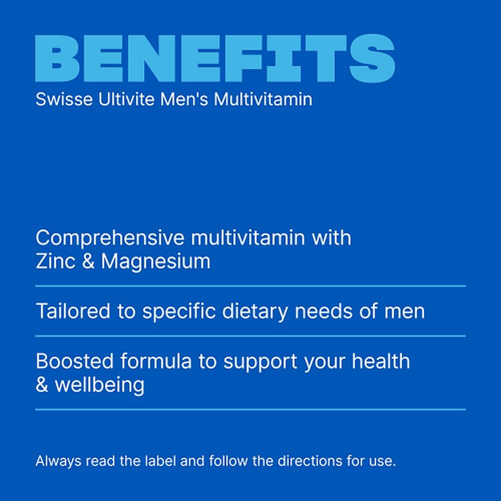 Swisse Ultivite Men's Multivitamin 120 Tablets