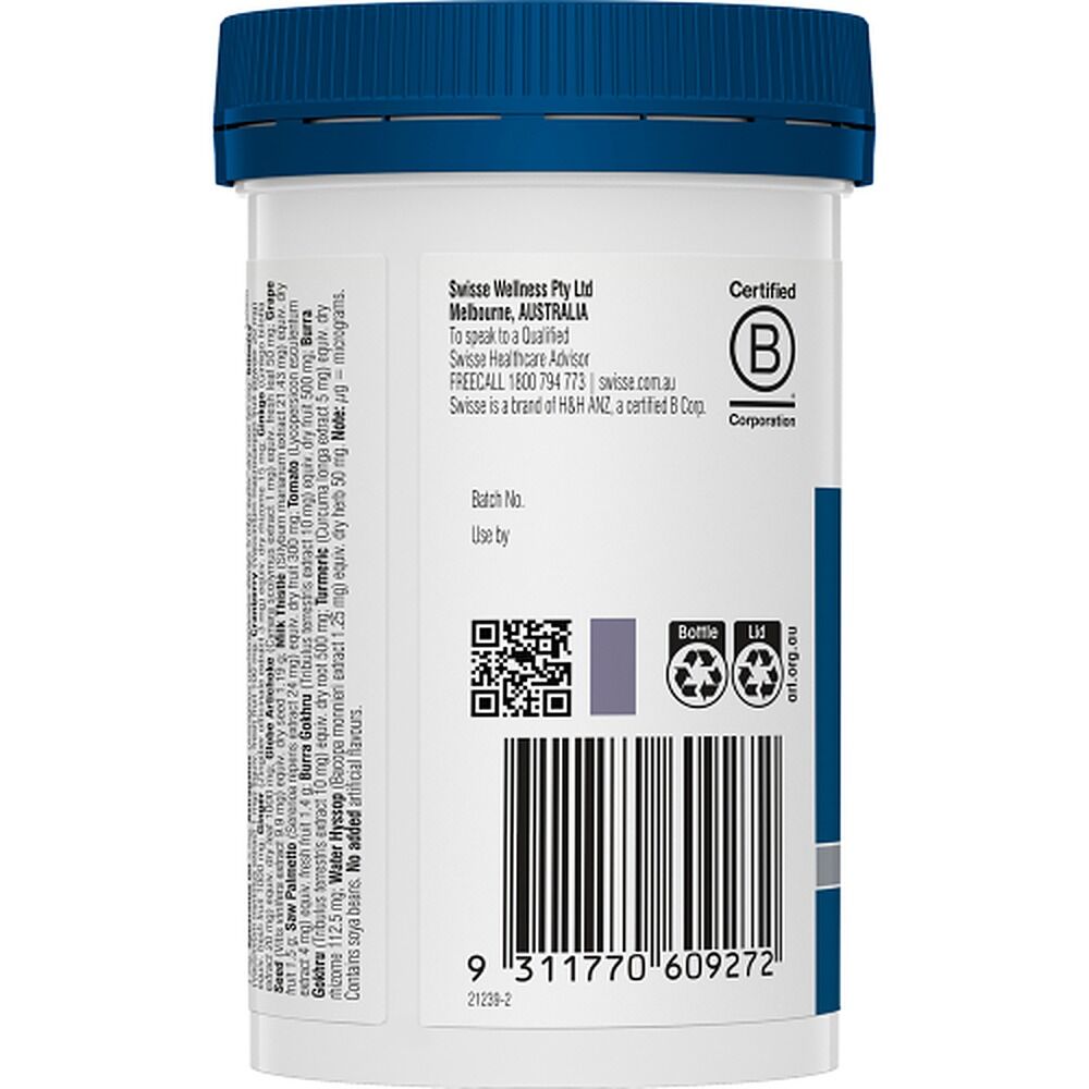Swisse Ultivite Men's 50+ Multivitamin 90 Tablets