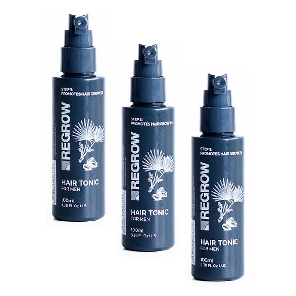 Regrow Men's Hair Tonic 100mL Pack of 3
