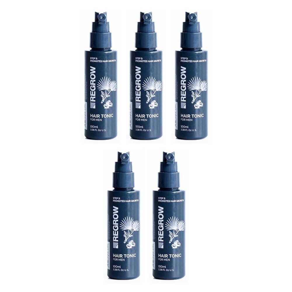 Regrow Men's Hair Tonic 100mL Pack of 5