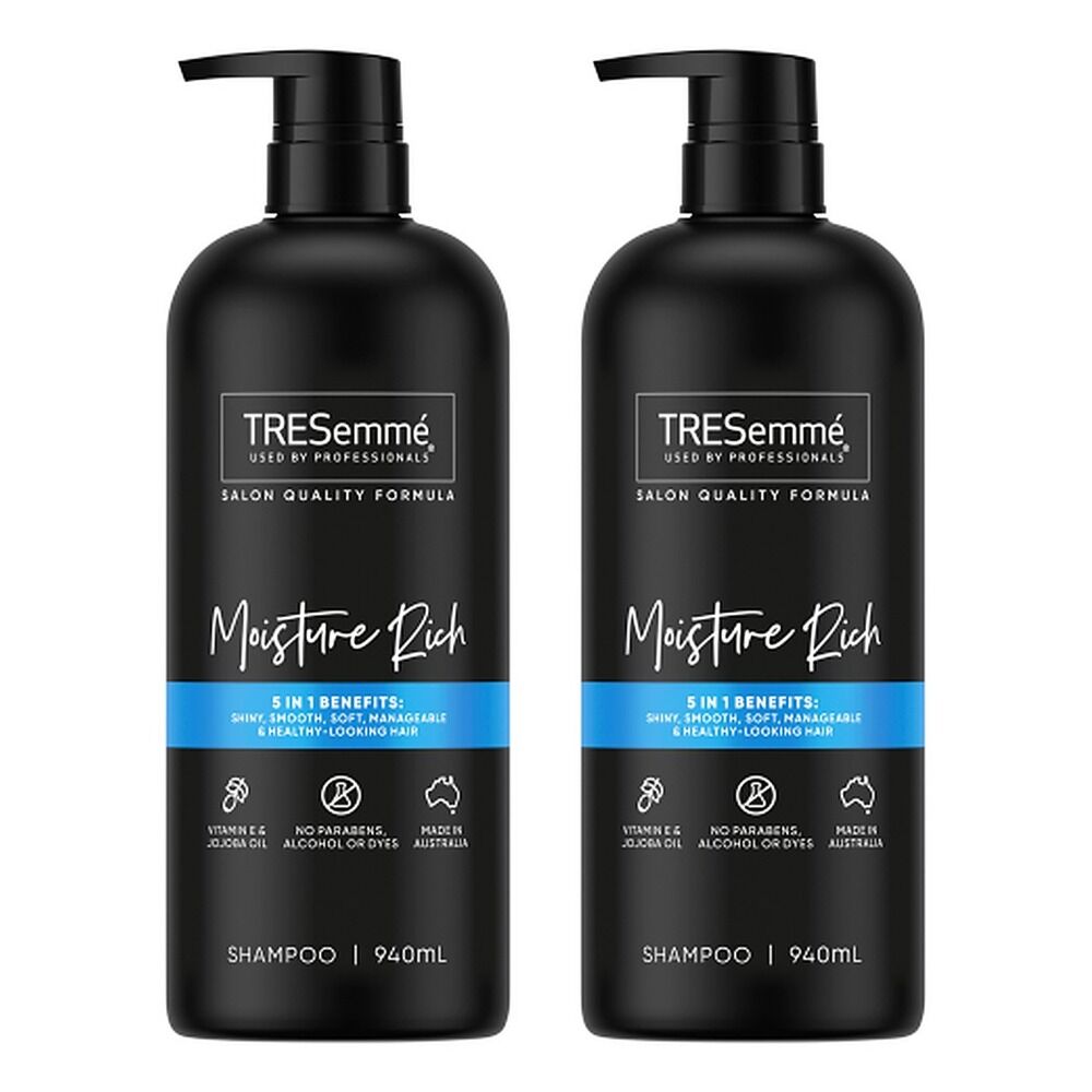 TRESemme Moisture Rich Shampoo 940mL Pack of 2